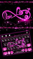 Pink Infinity Love Plakat