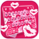Pink Kiss Keyboard Background APK