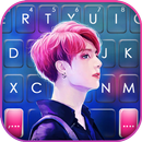 Pink Kpop Boy Keyboard Backgro APK