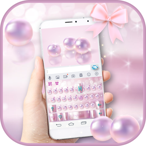 Tema de teclado Pink Luxury Pearl