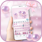 ثيم لوحة المفاتيح Pink Luxury  أيقونة
