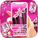 Pink Luxury Rose Keyboard Back APK