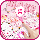 Pink Lips Graffiti Tastatur-Thema APK