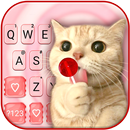 Fond de clavier Pink Lollipop  APK