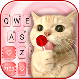 Fond de clavier Pink Lollipop  icône