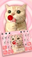 Fond de clavier Pink Lollipop  Affiche
