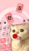 Fond de clavier Pink Lollipop  capture d'écran 1