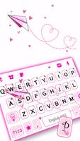 Fundo do Teclado Pink Love Doo Cartaz