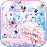 Chủ Đề Bàn Phím Pink Love Saku biểu tượng