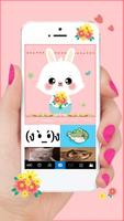 ثيم لوحة المفاتيح Pink Lovely  تصوير الشاشة 3