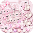 Pink Pearl Gravity Keyboard Ba APK