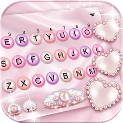 Pink Pearl Hearts Theme APK download