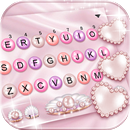 тема Pink Pearl Hearts APK