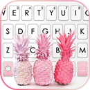Фон клавиатуры Pink Pineapples APK