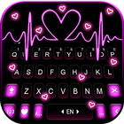 Bàn phím Pink RGB Heart biểu tượng