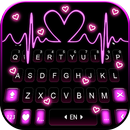 Pink RGB Heart keyboard APK