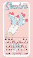 Pink Roller Skate poster