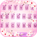 Pink Romantic Sakura Teclado APK