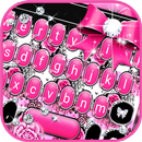 Pink Rose Bow Teclado APK