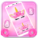 Tema Keyboard Pink Rose New Un APK