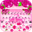 Фон клавиатуры Pink Roses Grav