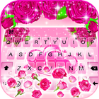 Fond de clavier Pink Roses Gra icône