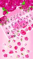 Fond de clavier Pink Roses Gra capture d'écran 1