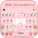 Pink Strawberry keyboard APK
