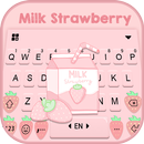 Pink Strawberry Teclado APK