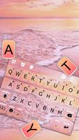 Teclado Pink Sunset Beach imagem de tela 1