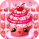 Pink Sweetie Cupcake Keyboard  APK