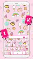 Pink Sweets Doodle Plakat