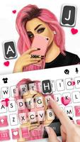 Latar Belakang Keyboard Pink S screenshot 1