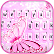 Fundo do Teclado Pink Shiny Bu