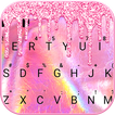 Pink Shiny Foil Tastaturhinter