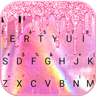خلفية الكيبورد Pink Shiny Foil أيقونة