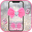 Clavier Glitter Pink Bow