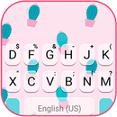 Pink Simple Cactus Tastatur-Th APK