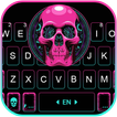خلفية الكيبورد Pink Skull Patt