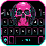 خلفية الكيبورد Pink Skull Patt أيقونة
