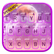 Pink Sky Moon Tema de teclado