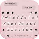 Fond de clavier Pink SMS APK