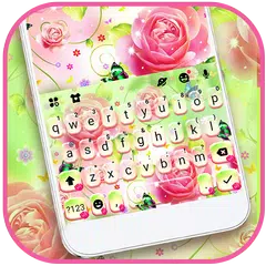 download Pink Soft Roses Tastiera APK