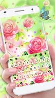 الكيبورد Pink Soft Roses الملصق