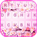 Novo tema de teclado Pink Spri APK