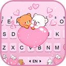 Pink Teddy Love Thème APK