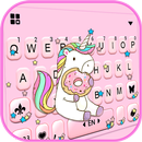 Tema Keyboard Pink Unicorn Don APK