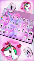 Hình nền bàn phím Pink Unicorn ảnh chụp màn hình 2