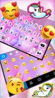 Hình nền bàn phím Pink Unicorn ảnh chụp màn hình 3