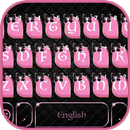 Thème de clavier Pink Black APK